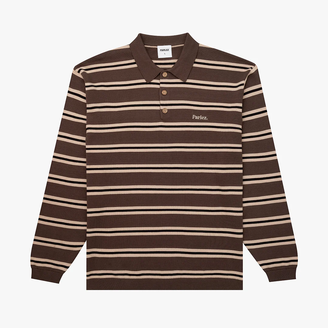 Aspen L/S Polo Knit Moss