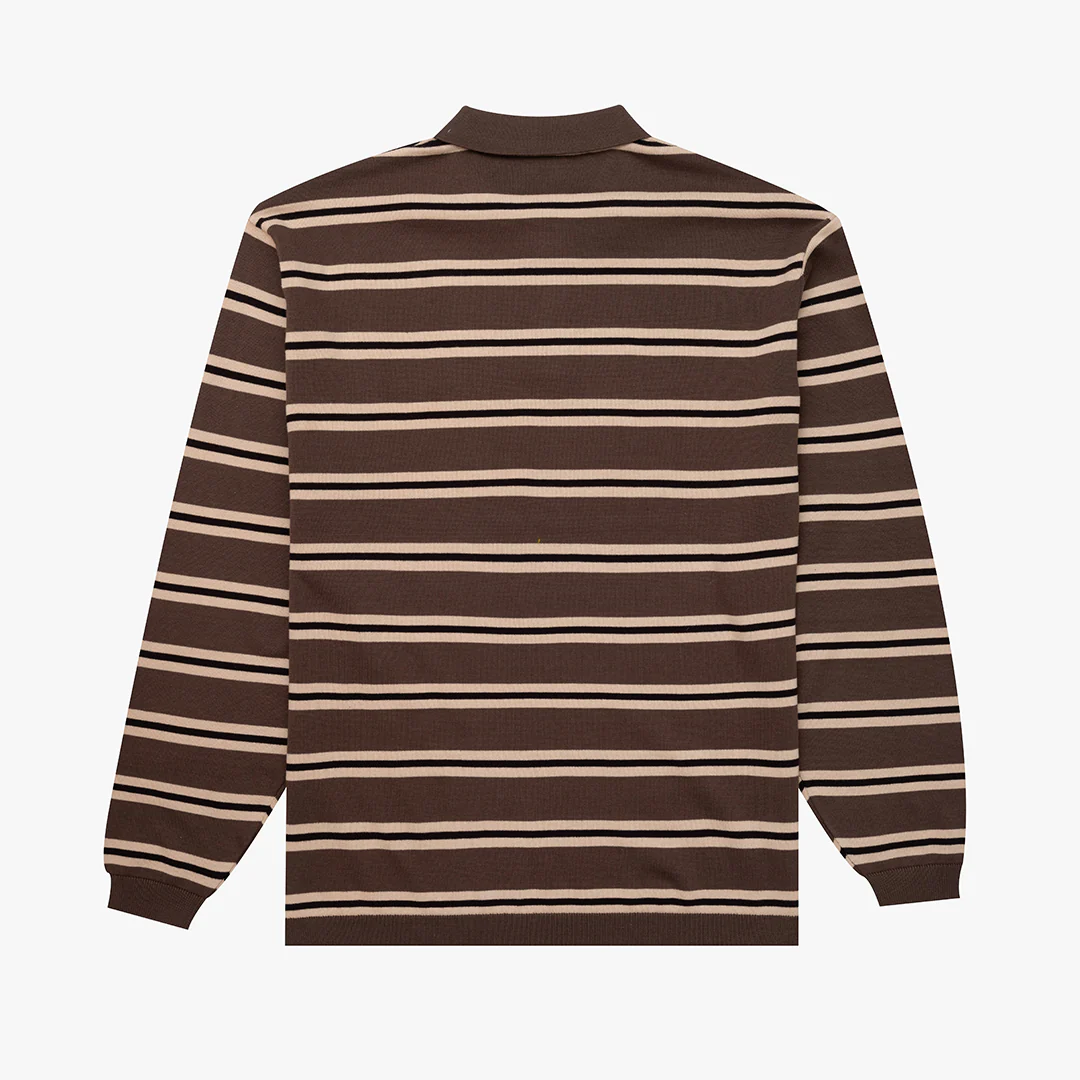 Aspen L/S Polo Knit Moss - Image 4