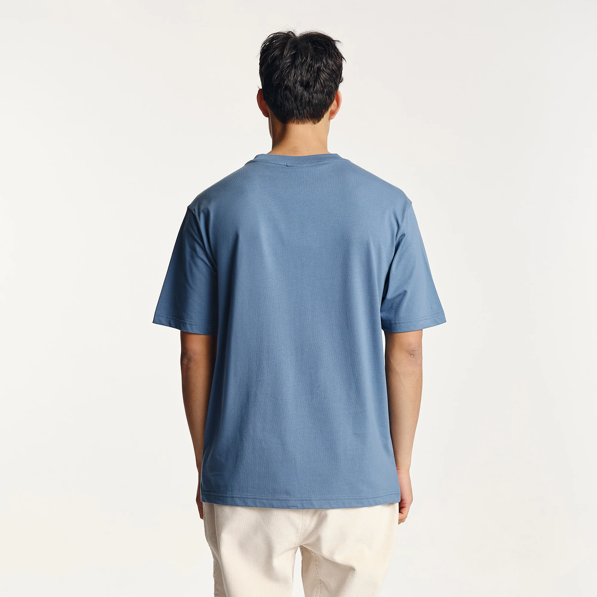 Baxter T-Shirt China Blue - Image 3