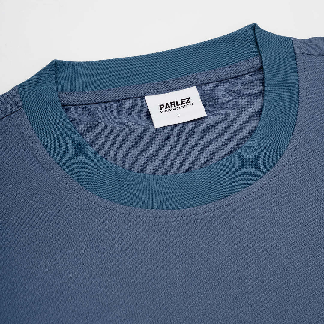 Baxter T-Shirt China Blue - Image 6