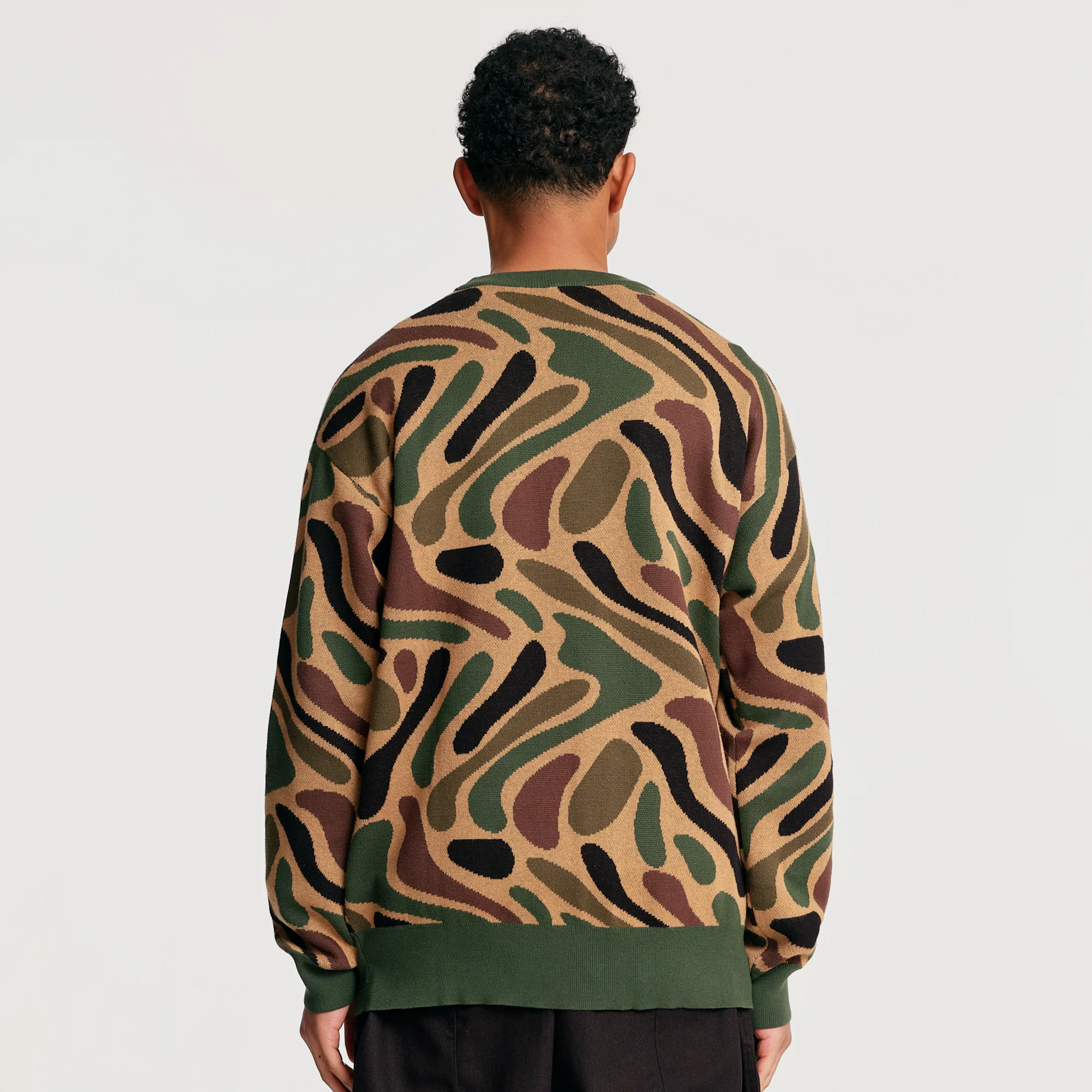 Blend Camo Knit Coffee Camo - Image 3
