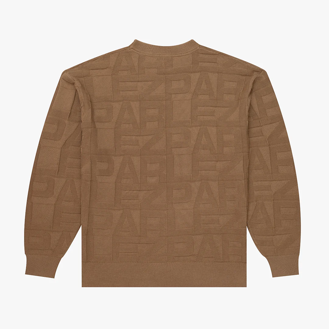 Block Crew Knit Sand - Image 3