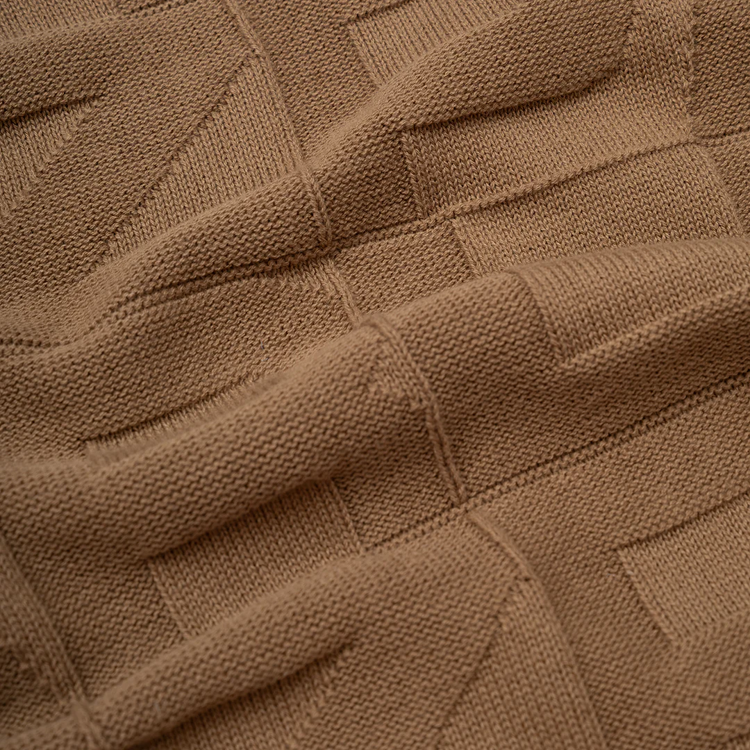 Block Crew Knit Sand - Image 6