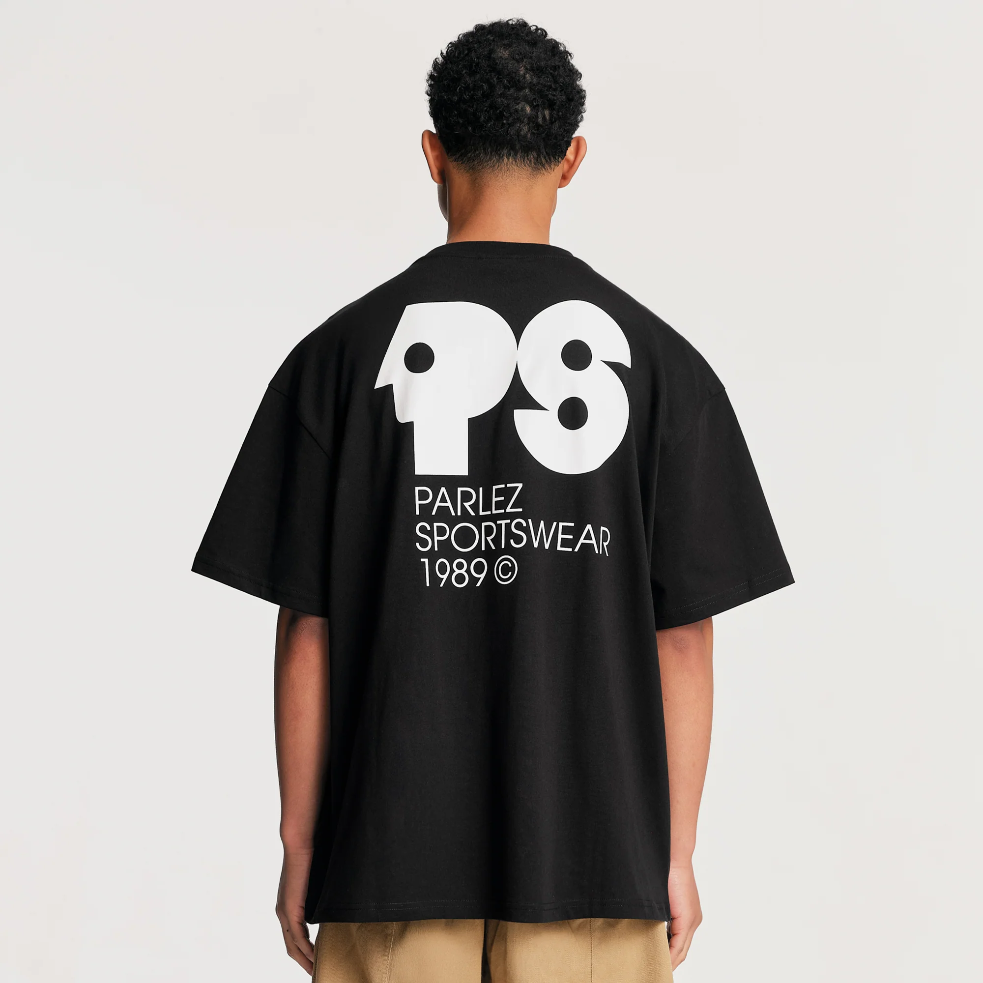 Broadcast Oversized T-Shirt Black - Image 3