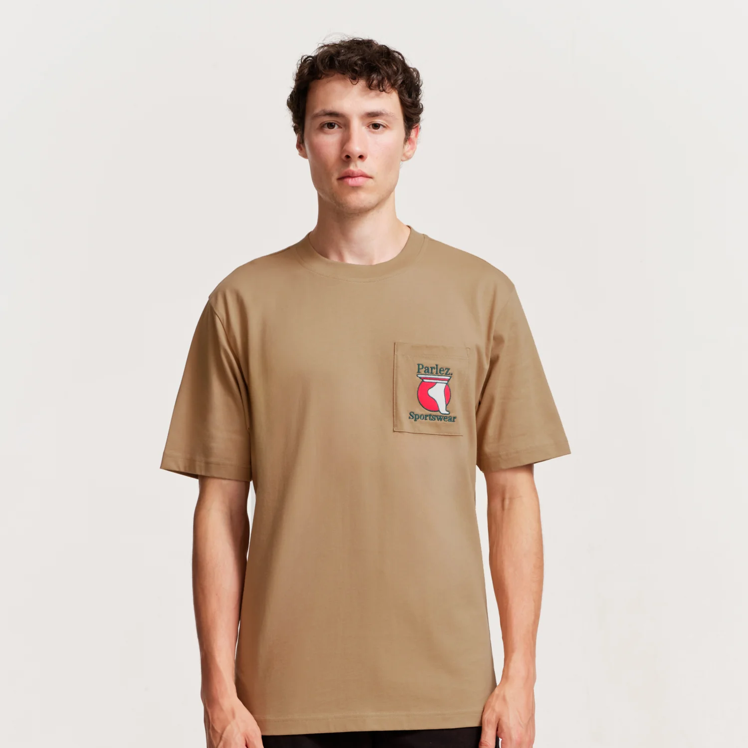 Currere Pocket T-Shirt Sand - Image 2