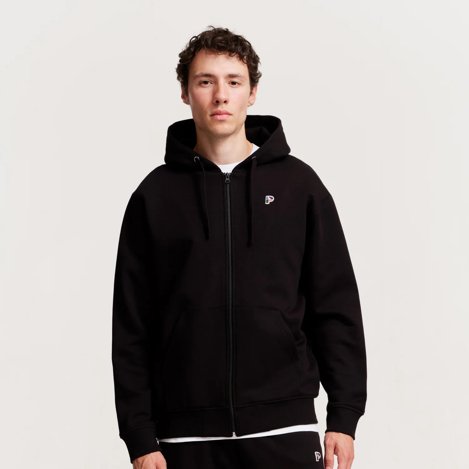Demi Zip Hoodie Black - Image 2