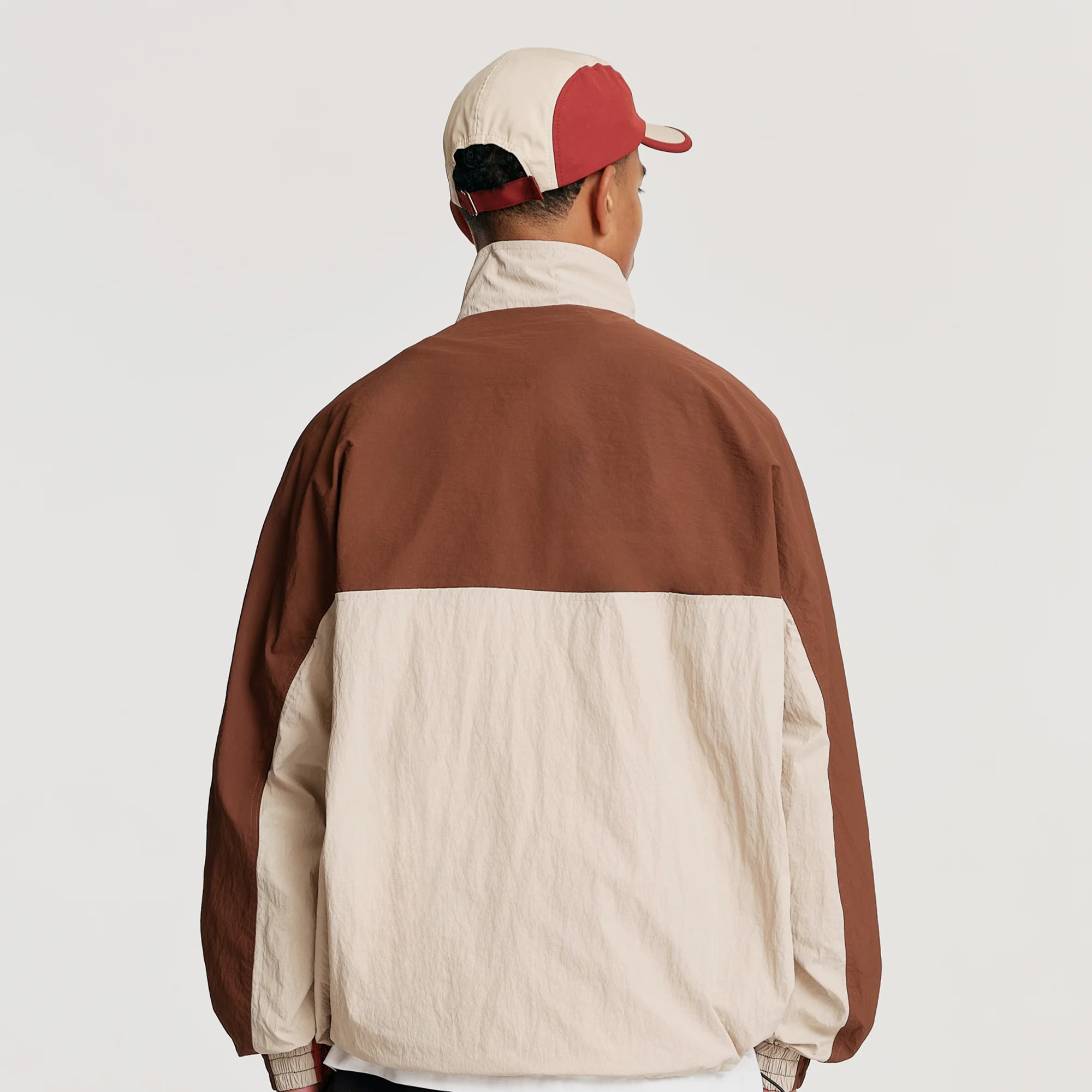 Free Run Track Jacket Coffee - Image 3
