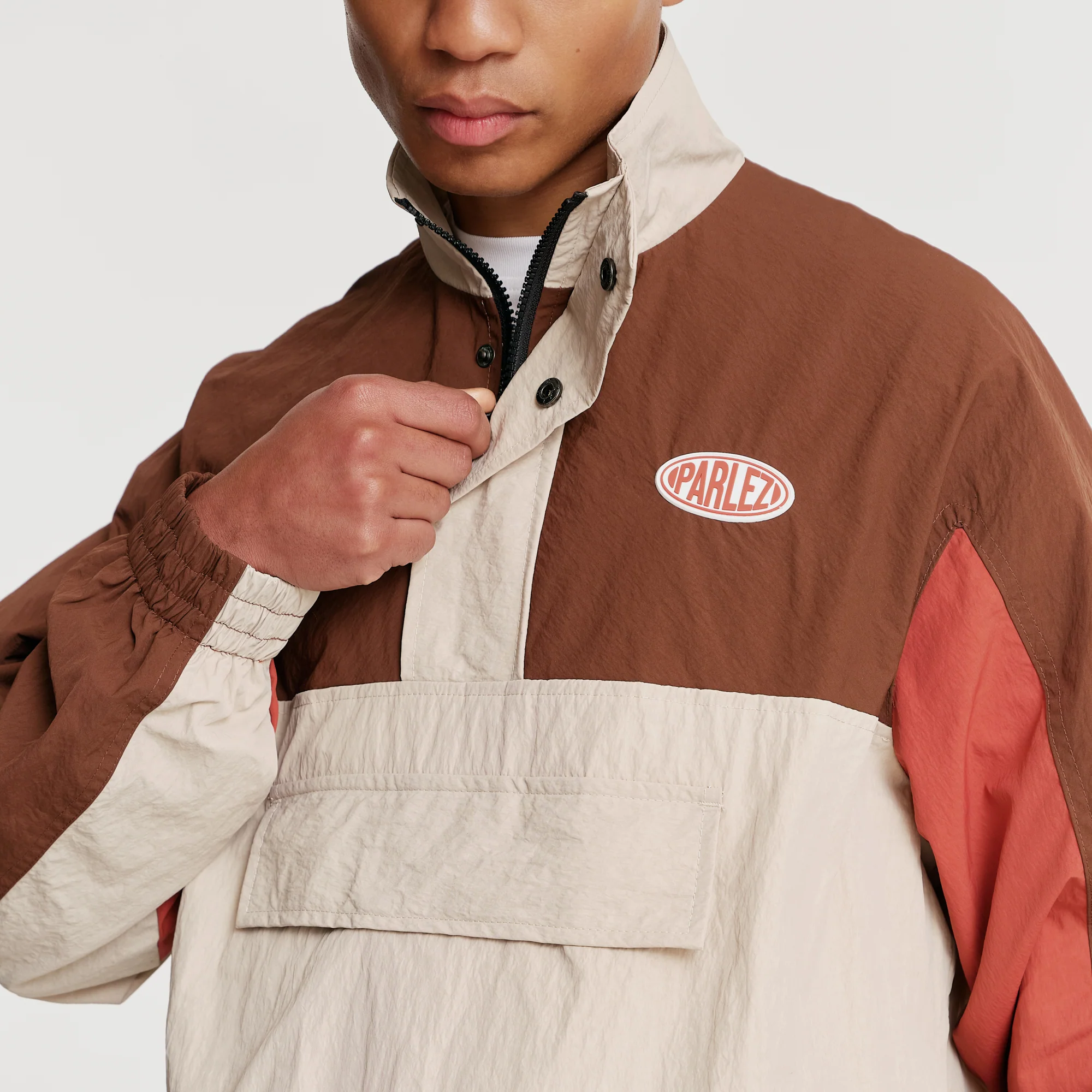 Free Run Track Jacket Coffee - Image 4
