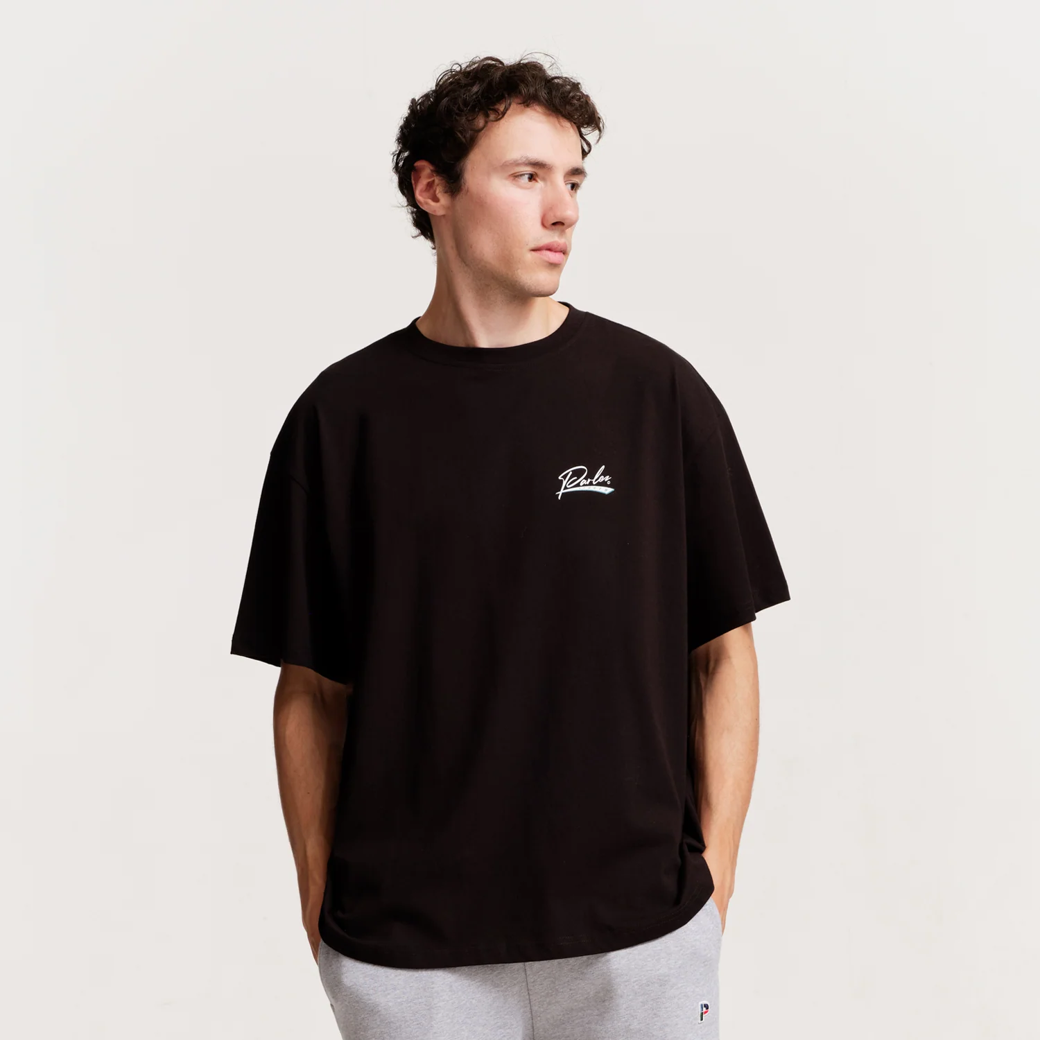 Inning Oversized T-Shirt Black - Image 2
