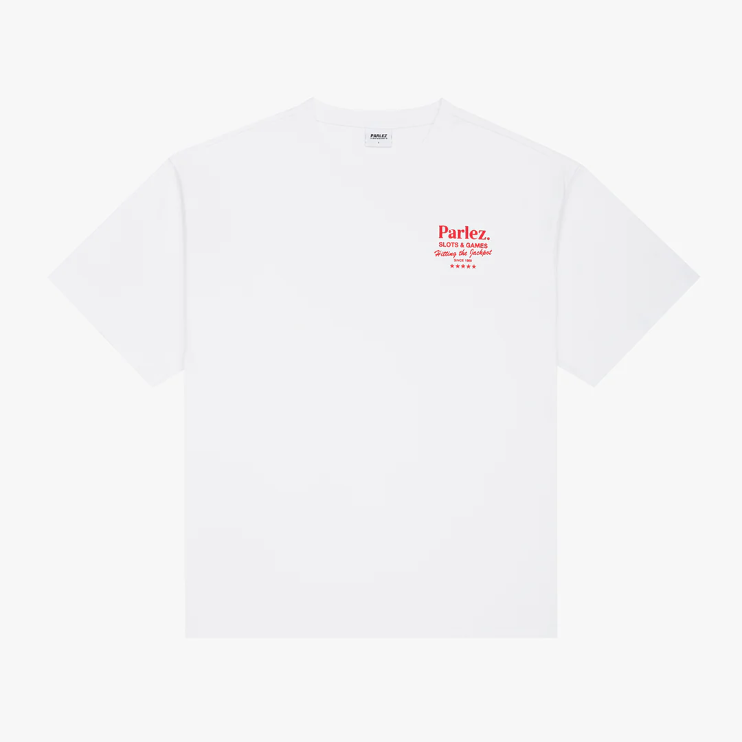 Jackpot Oversized T-Shirt White - Image 2