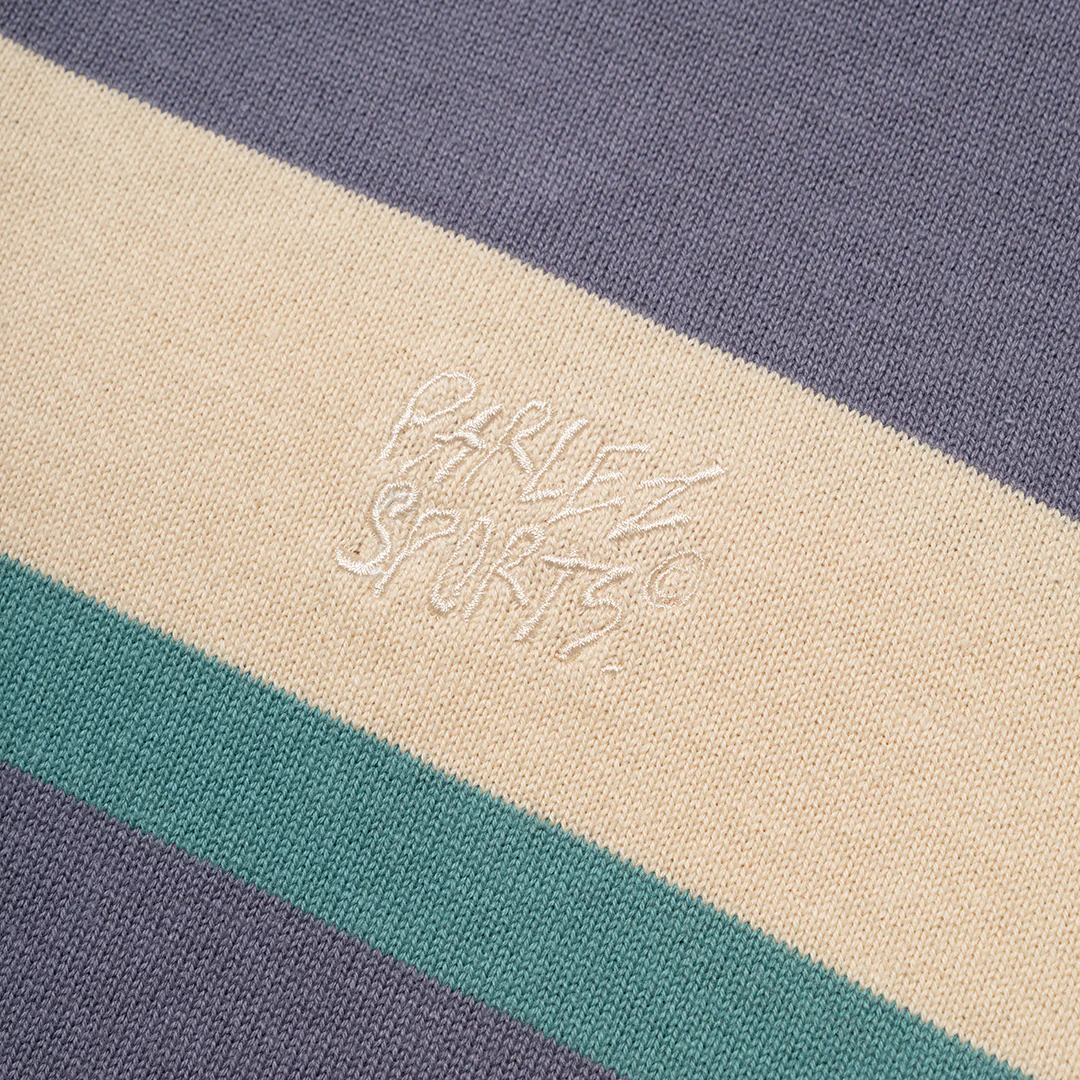 Pipe Polo Knit Purple Haze Stripe - Image 4
