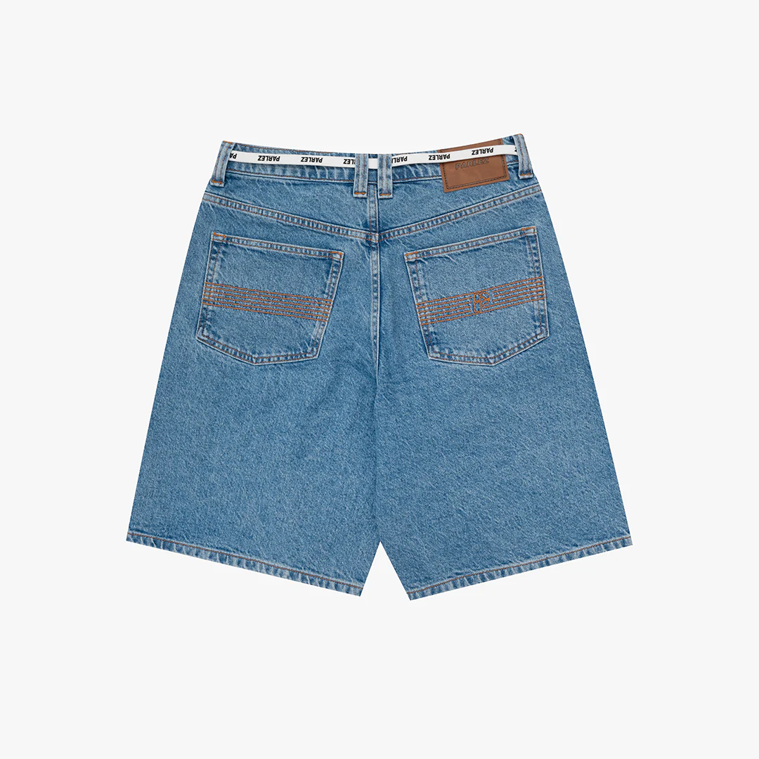 Serge Shorts Light Indigo Wash - Image 2