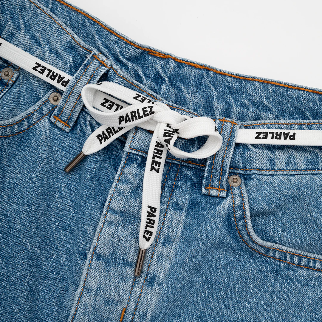 Serge Shorts Light Indigo Wash - Image 3
