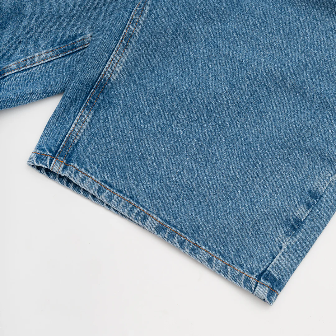 Serge Shorts Light Indigo Wash - Image 4