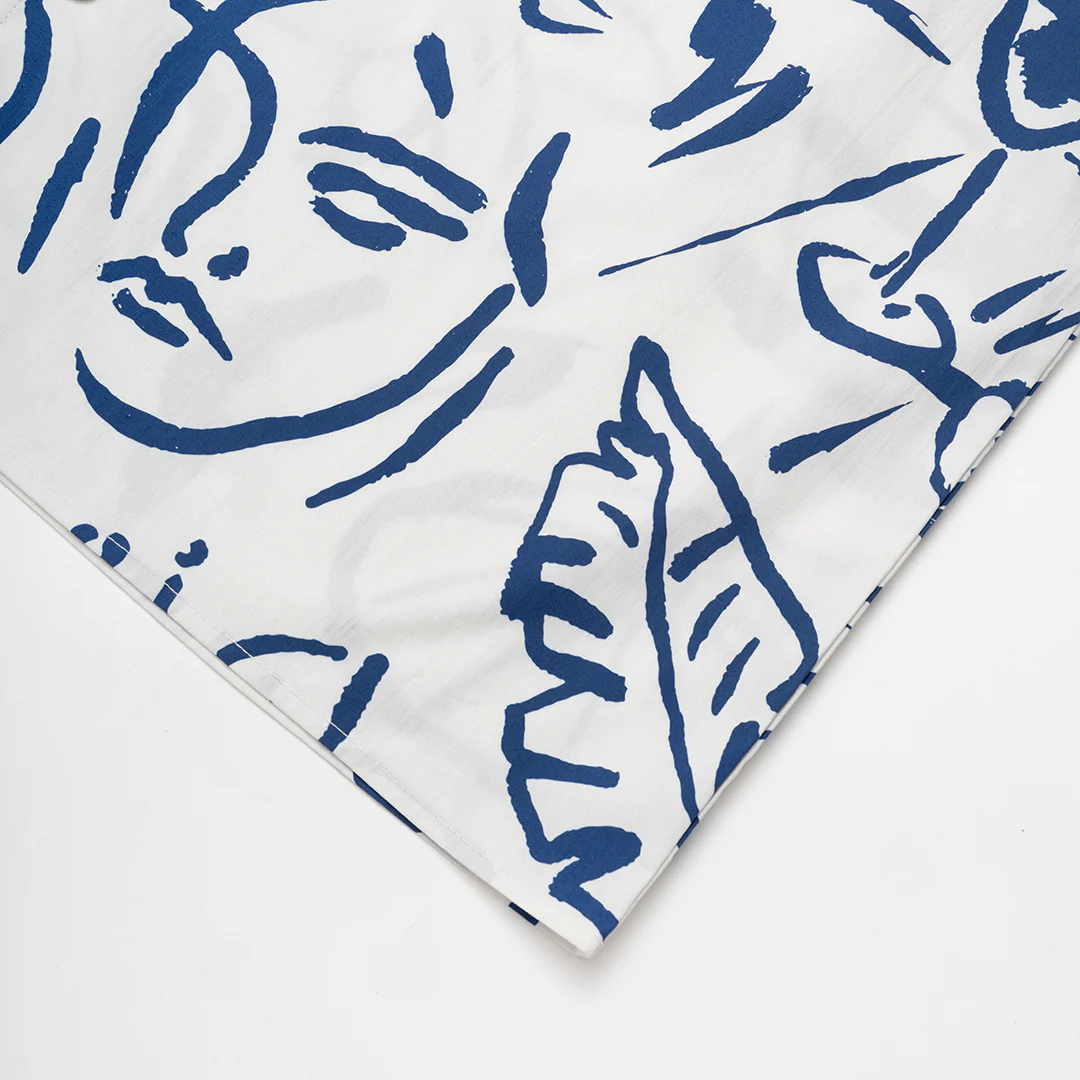 Unwind S/S Shirt White/Cobalt - Image 5