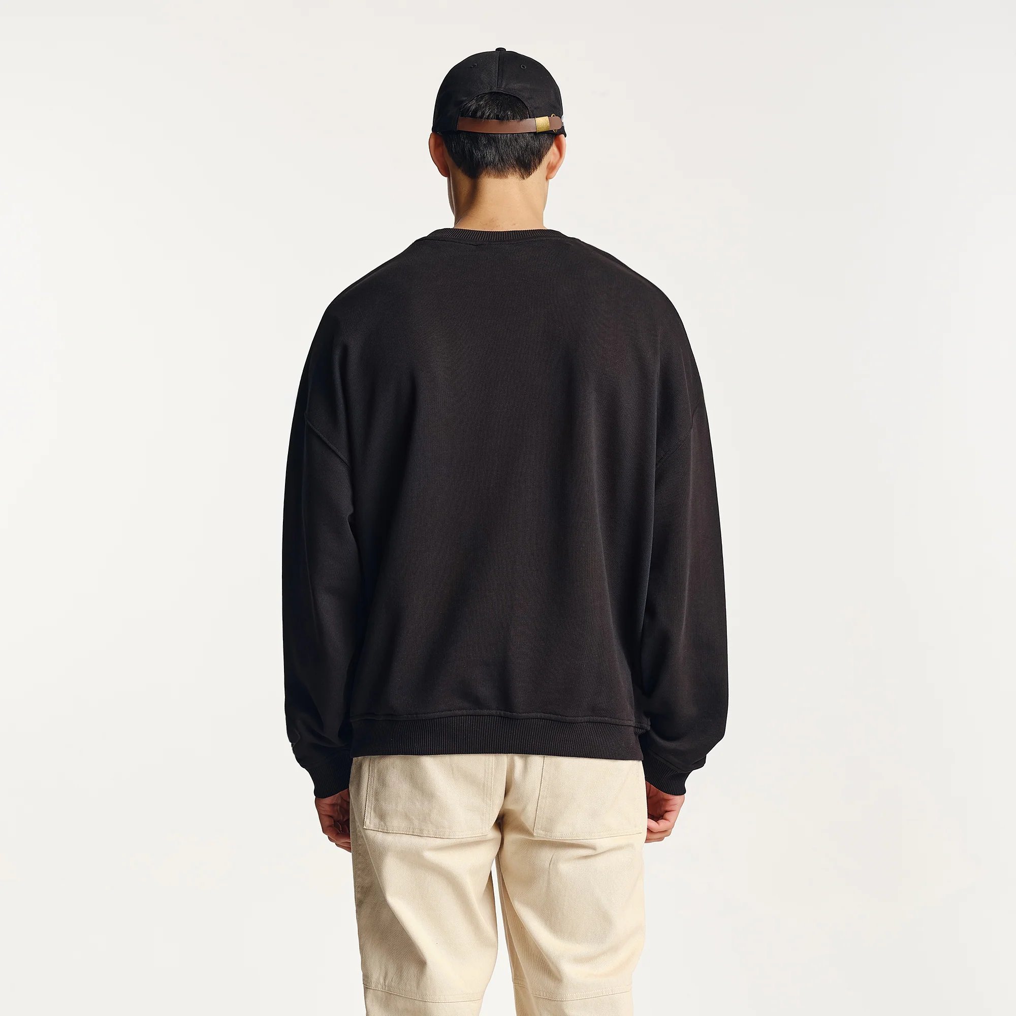Vernon Oversized Crew Black - Image 3